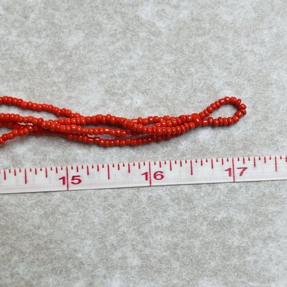 Handmade orange coral